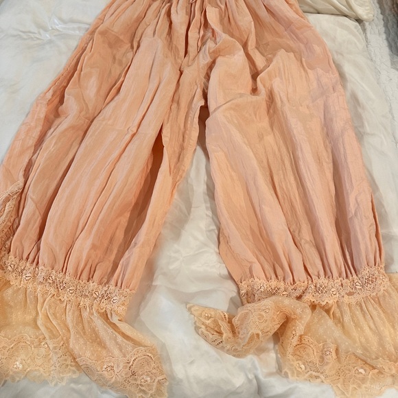Apricot Color Pantaloons Free People size Medium - Picture 6 of 8